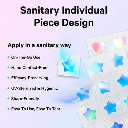 Cute+Hologram Hydrocolloid Pimple Patches--Multi-Shape