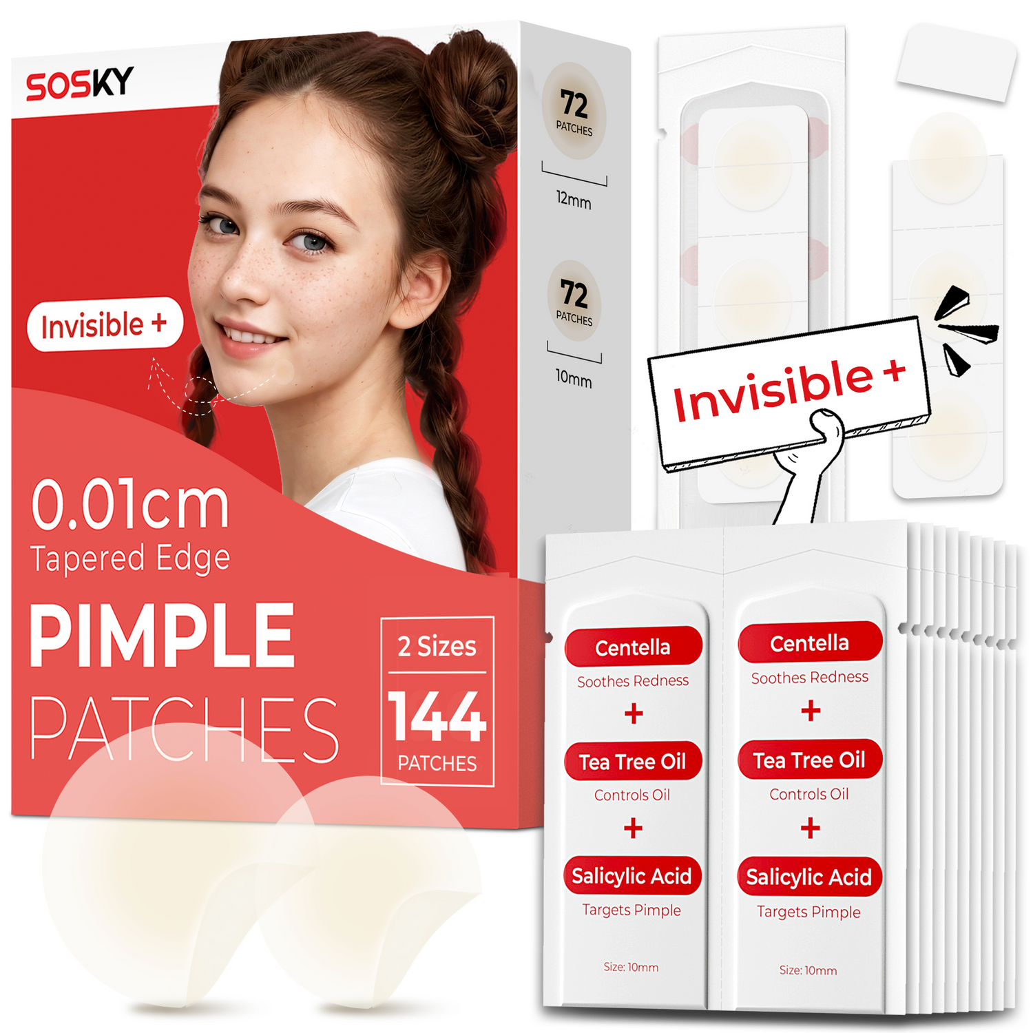 invisible pimple patches